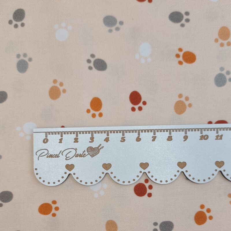 Tecido 100% Algodão com Patinhas