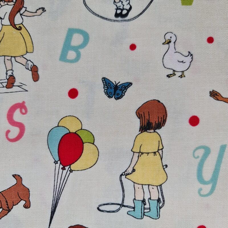 Tecido meninos a saltar a corda