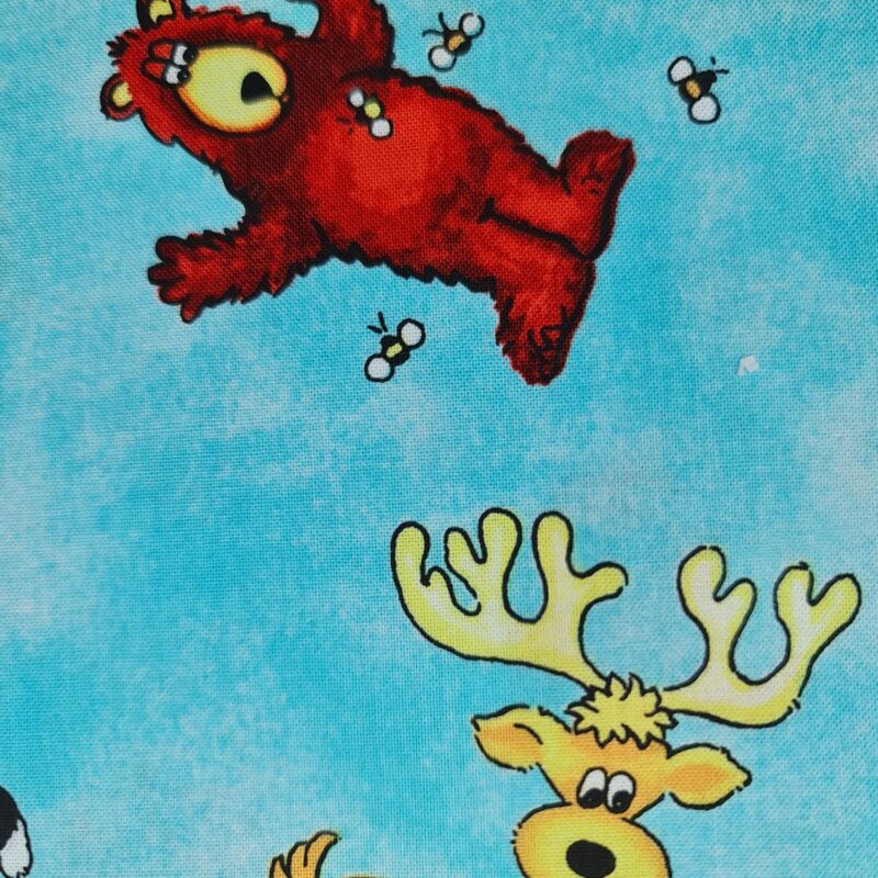 Tecido animais da selva